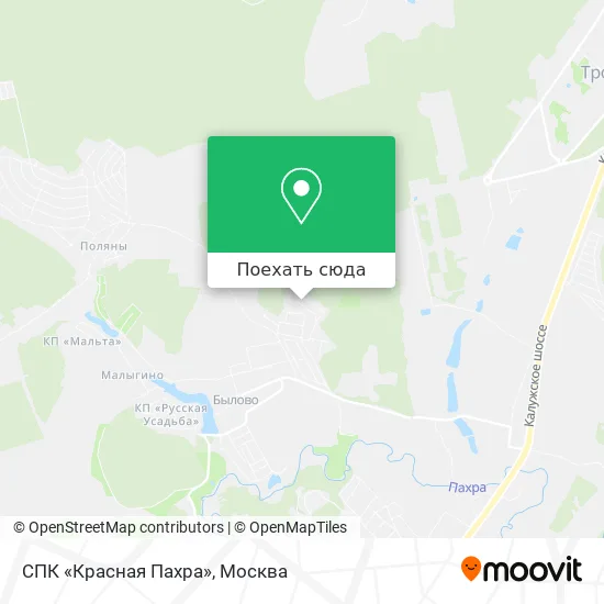 Карта СПК «Красная Пахра»