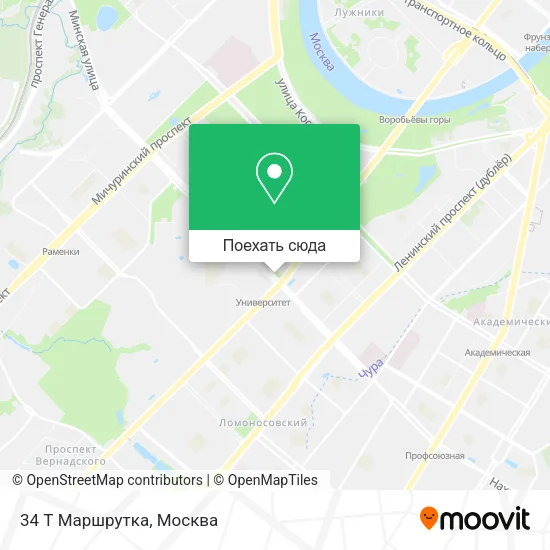 Карта 34 Т Маршрутка