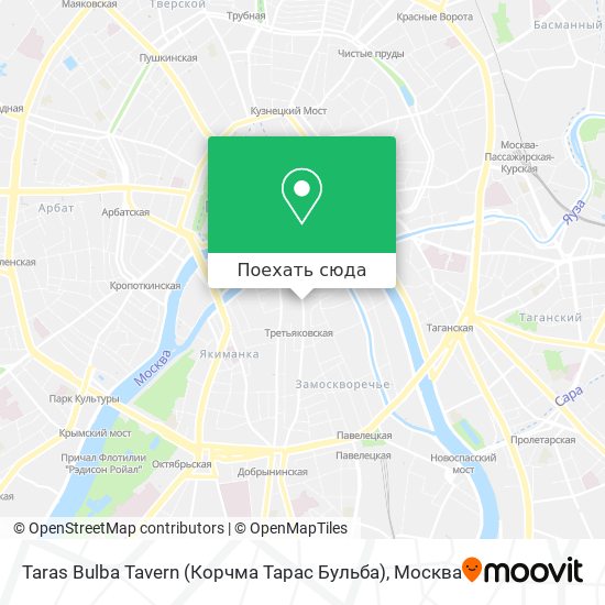 Карта Taras Bulba Tavern (Корчма Тарас Бульба)