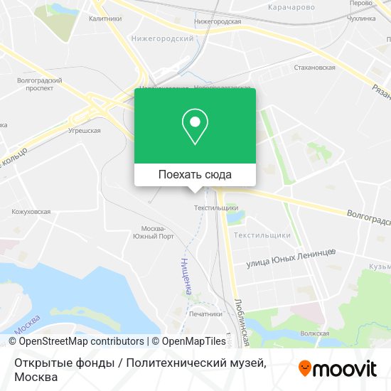 Карта Открытые фонды / Политехнический музей