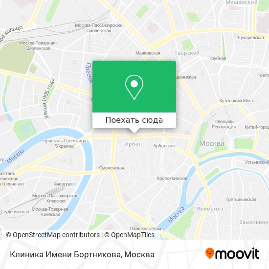 Карта Клиника Имени Бортникова