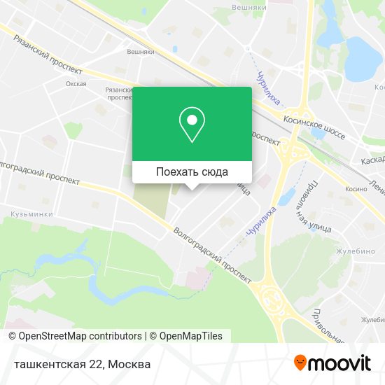 Карта ташкентская 22