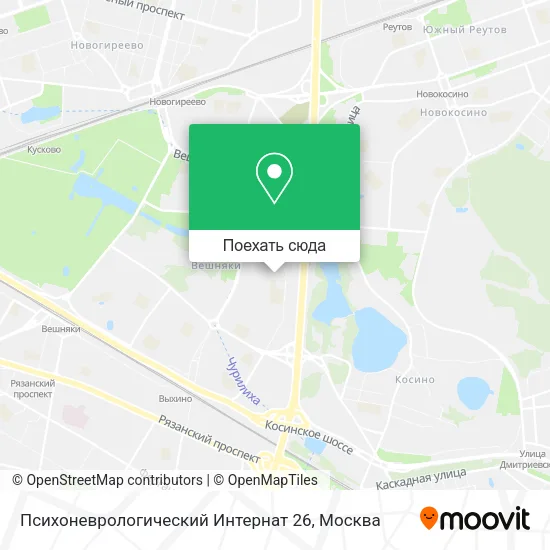 Карта Психоневрологический Интернат 26