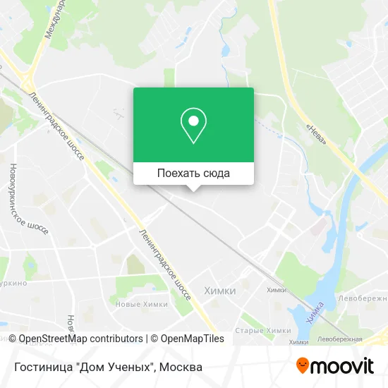 Карта Гостиница "Дом Ученых"