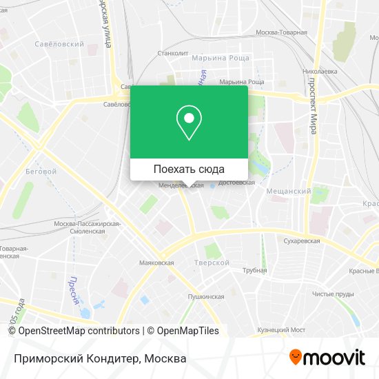 Карта Приморский Кондитер