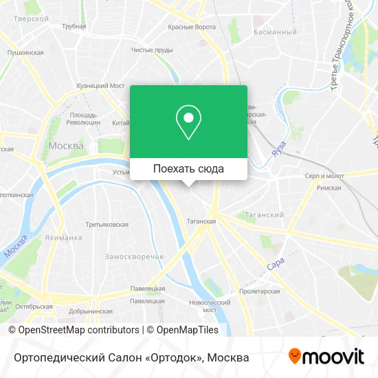 Карта Ортопедический Салон «Ортодок»