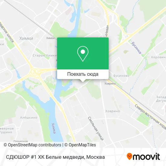 Карта СДЮШОР #1 ХК Белые медведи