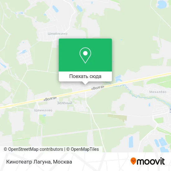 Карта Кинотеатр Лагуна