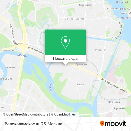 Карта Волоколамское ш. 75