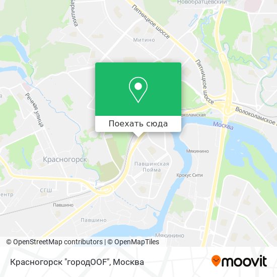 Карта Красногорск "городООF"