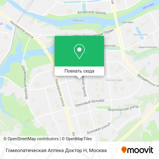 Карта Гомеопатическая Аптека Доктор Н