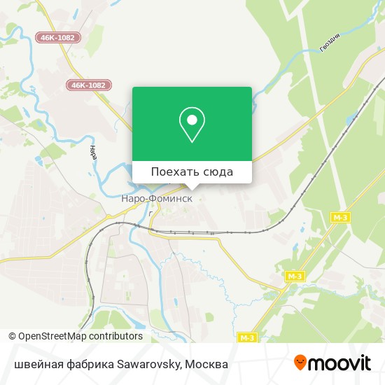 Карта швейная фабрика Sawarovsky