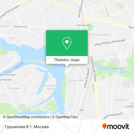 Карта Гурьянова 8-1