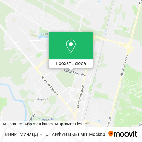 Карта ВНИИГМИ-МЦД НПО ТАЙФУН ЦКБ ГМП
