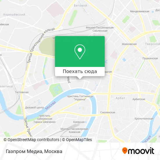 Карта Газпром Медиа