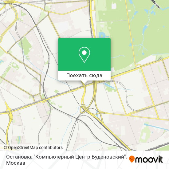 Карта Остановка "Компьютерный Центр Буденовский"