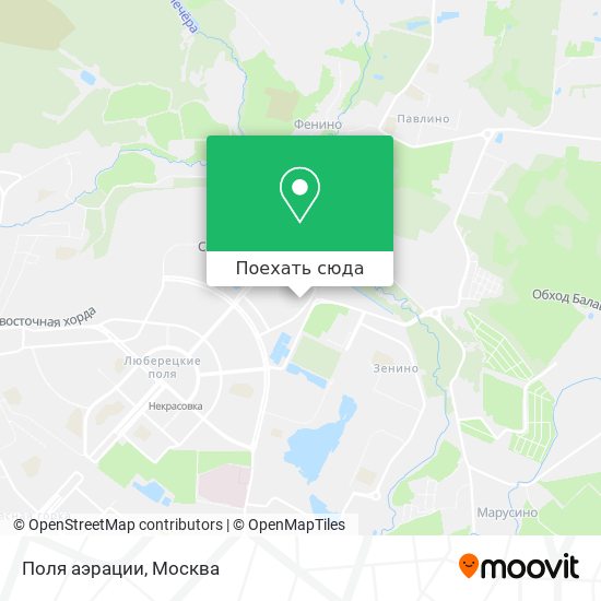 Карта Поля аэрации