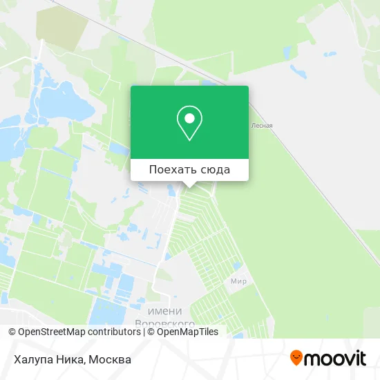 Карта Халупа Ника