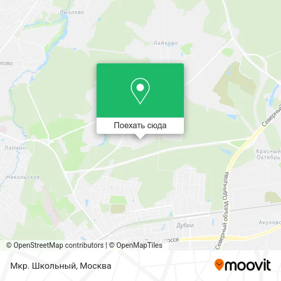 Карта Мкр. Школьный