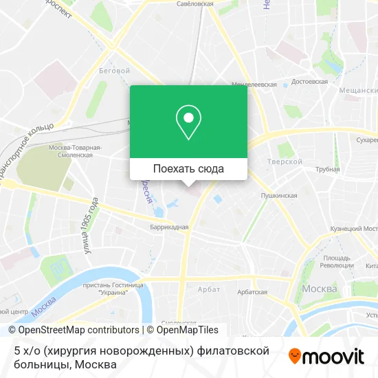 Карта 5 х / о (хирургия новорожденных) филатовской больницы