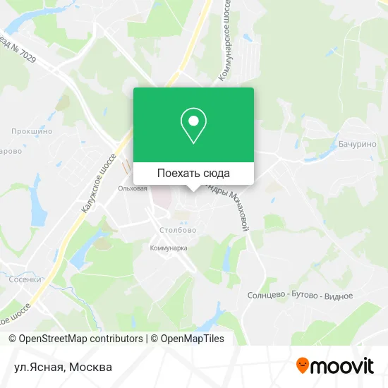 Карта ул.Ясная