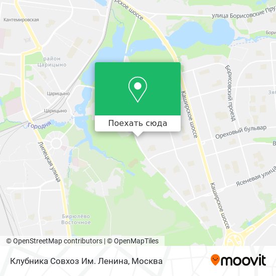 Карта Клубника Совхоз Им. Ленина