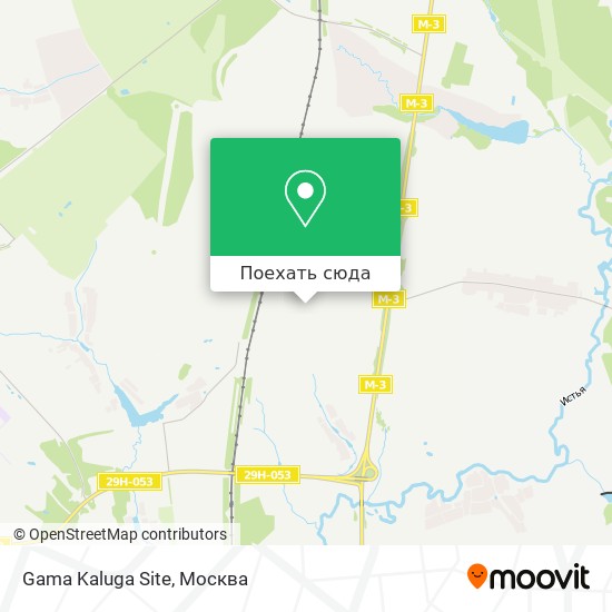 Карта Gama Kaluga Site