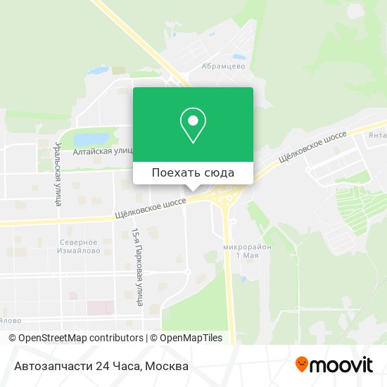 Карта Автозапчасти 24 Часа