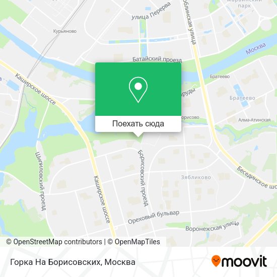 Карта Горка На Борисовских