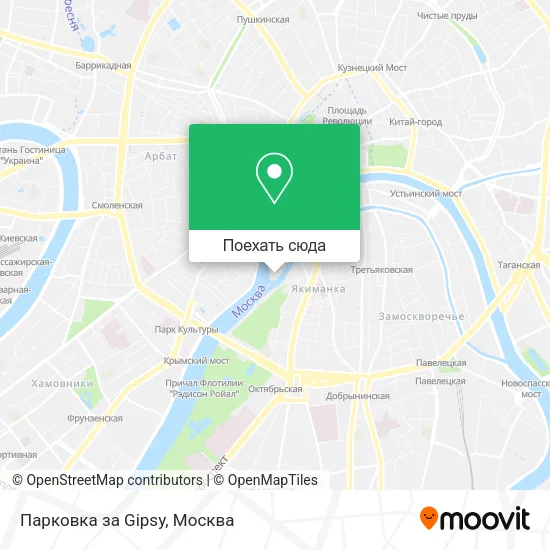 Карта Парковка за Gipsy