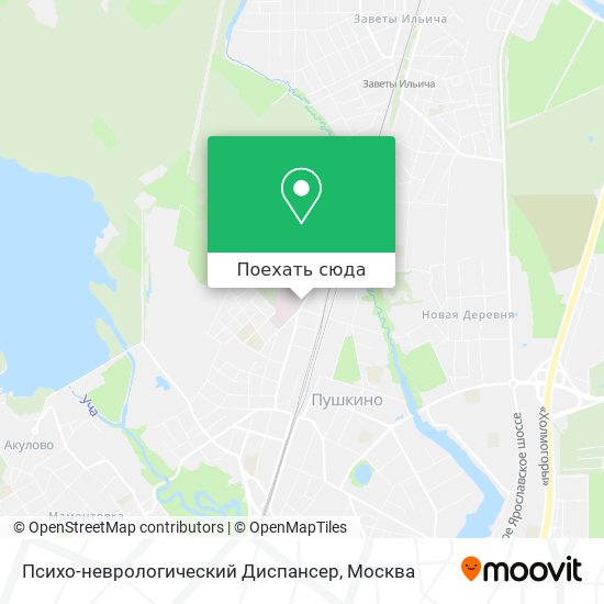 Карта Психо-неврологический Диспансер