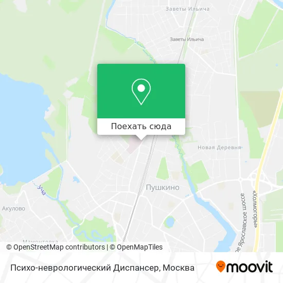 Карта Психо-неврологический Диспансер
