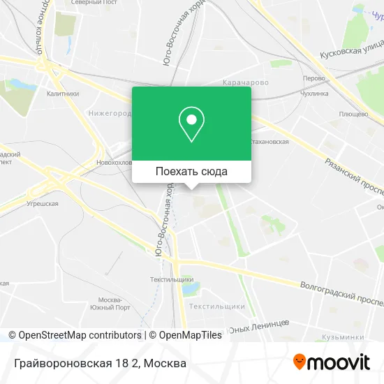 Карта Грайвороновская 18 2