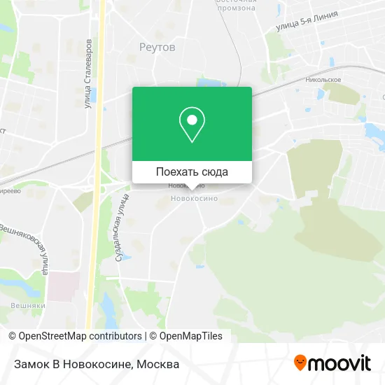 Карта Замок В Новокосине