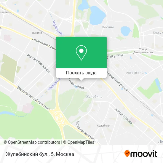 Карта Жулебинский бул., 5