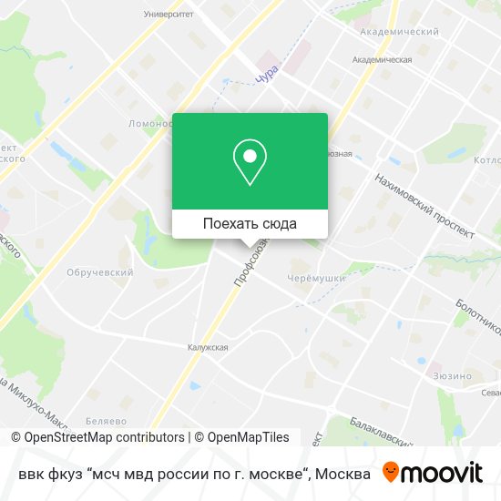 Карта ввк фкуз &ldquo;мсч мвд россии по г. москве&ldquo;