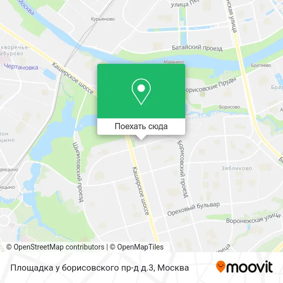 Карта Площадка у борисовского пр-д д.3