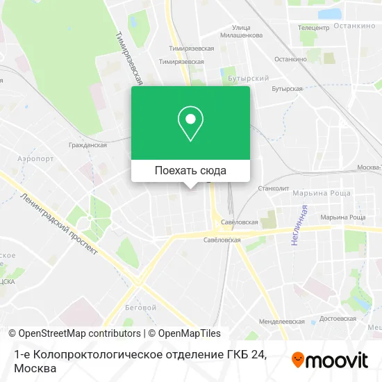 Карта 1-е Колопроктологическое отделение ГКБ 24