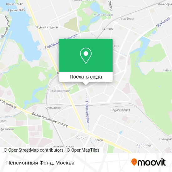 Карта Пенсионный Фонд