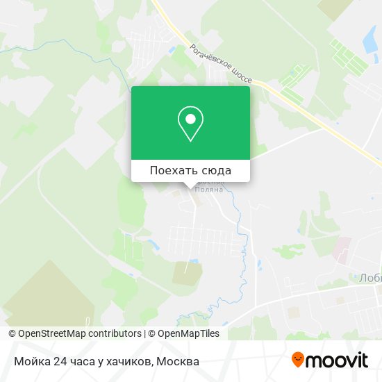 Карта Мойка 24 часа у хачиков