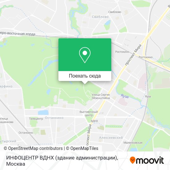 Карта ИНФОЦЕНТР ВДНХ (здание администрации)