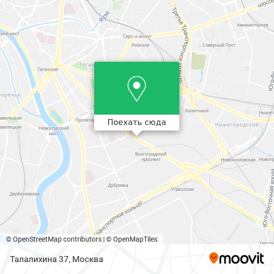 Карта Талалихина 37