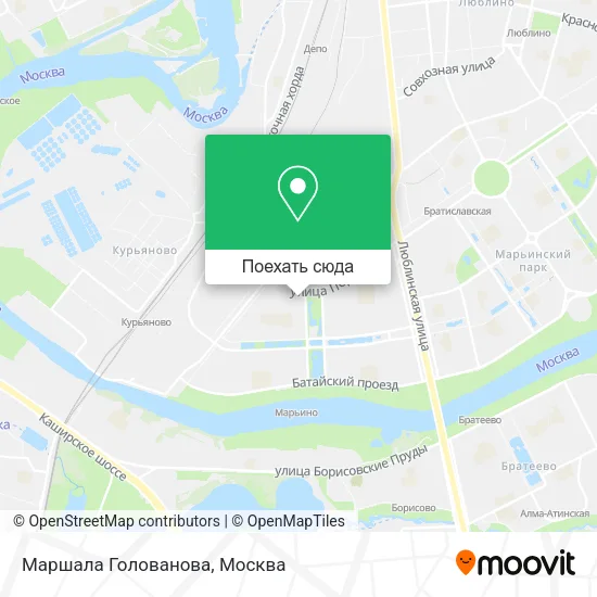 Карта Маршала Голованова