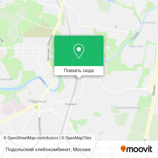 Карта Подольский хлебокомбинат