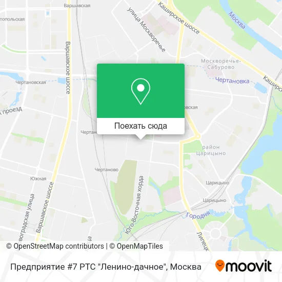 Карта Предприятие #7 РТС "Ленино-дачное"
