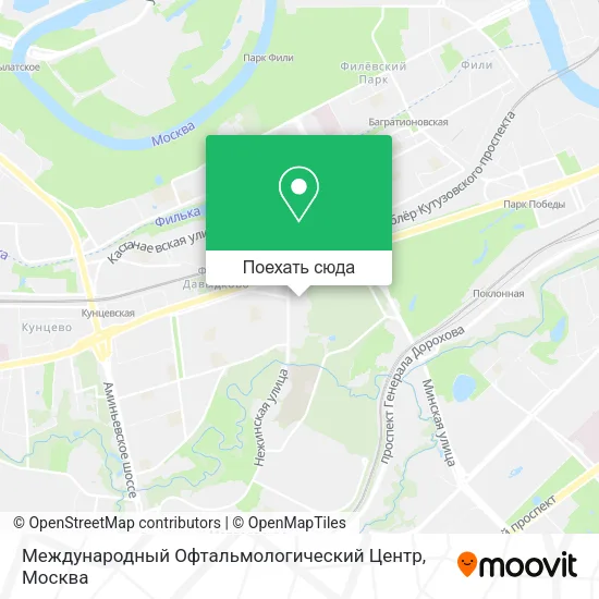 Карта Международный Офтальмологический Центр