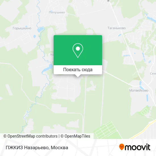 Карта ПЖКИЗ Назарьево