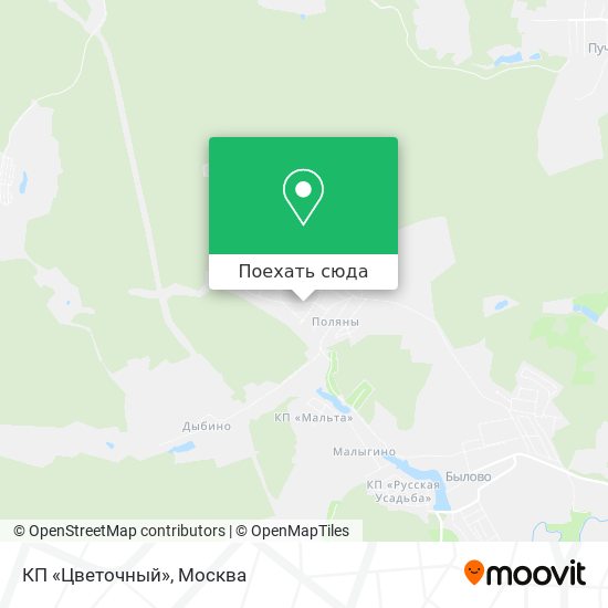 Карта КП «Цветочный»