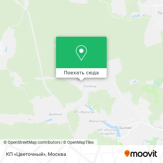 Карта КП «Цветочный»