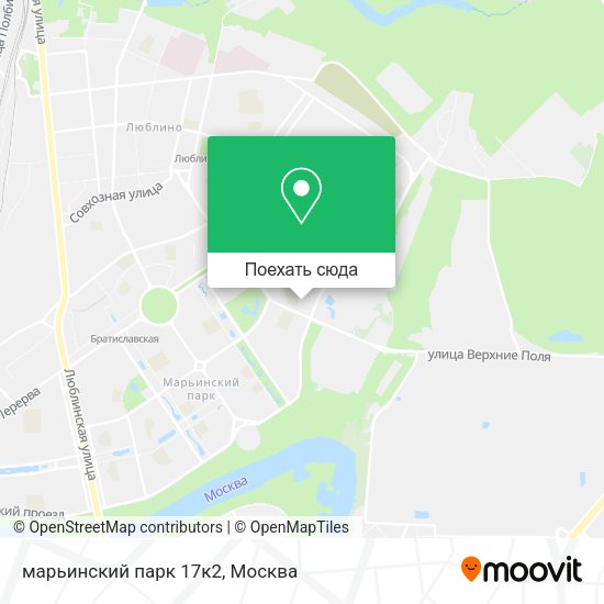 Карта марьинский парк 17к2